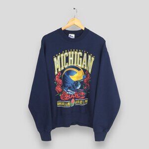 Vintage 90s Michigan Wolverines Umich Jumper University of Michigan Sweatshirt